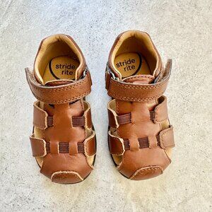 Stride Rite Brown Kids Sandals